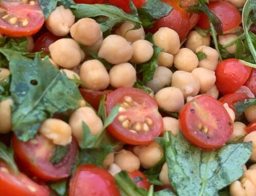 Insalata di ceci e rucola