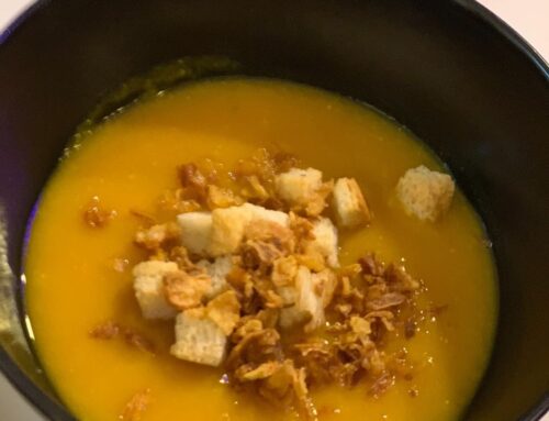 Crema di zucca porri e patate