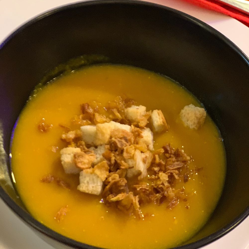 Zuppa di zucca porri e patate