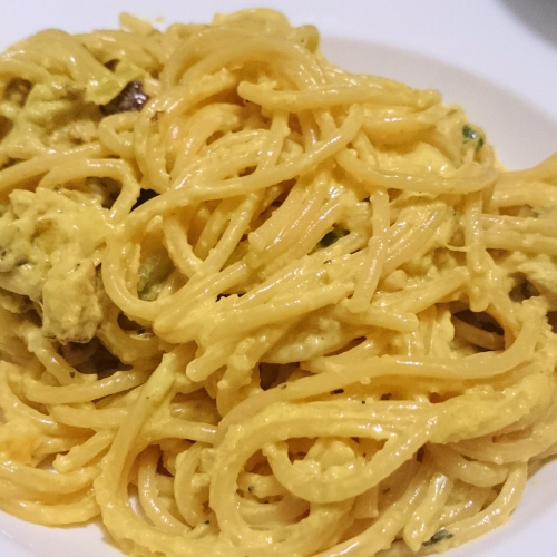 spaghetti alla carbonara di zucchine1