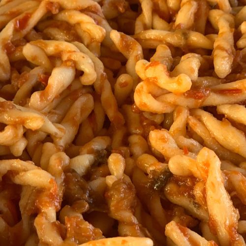 Strozzapreti alla parmigiana