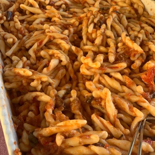 Strozzapreti alla parmigiana